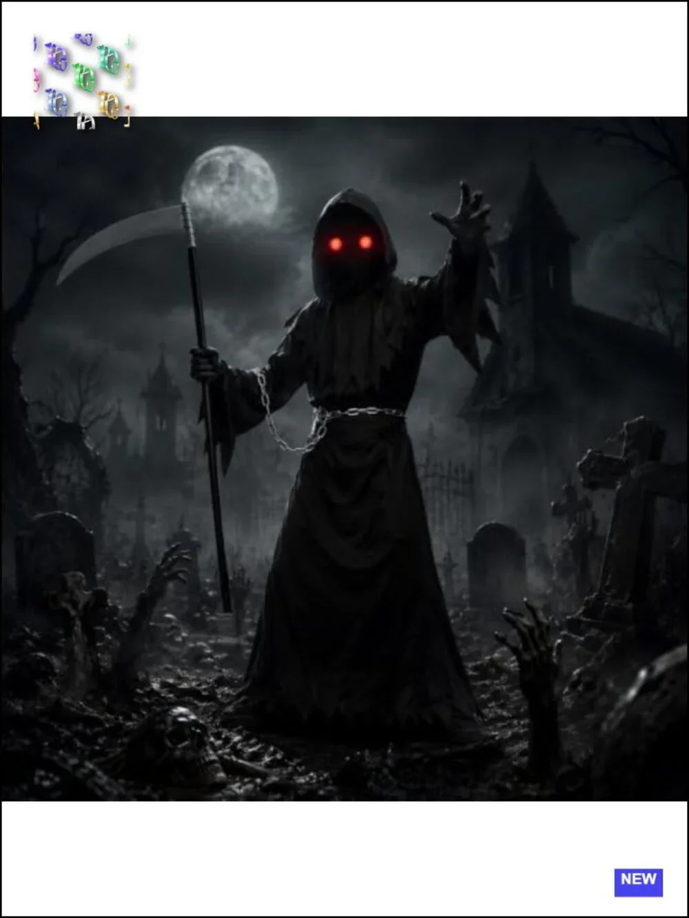 Grim Reaper Costume for Kids Scary Halloween Outfit Boys Girls